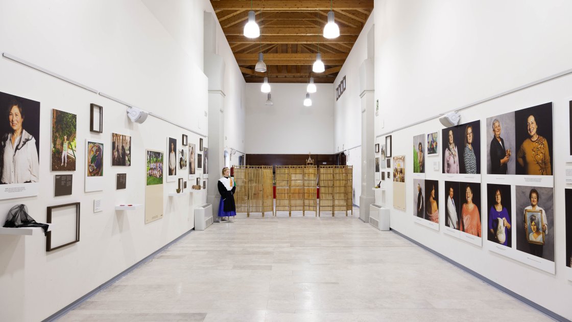 Sala de exposición de la muestra