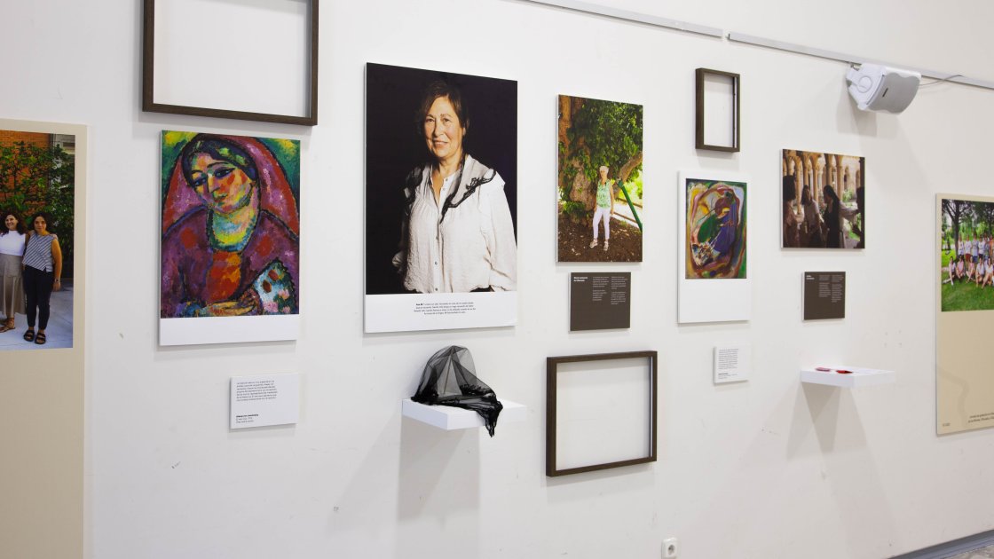 Sala de exposición de la muestra