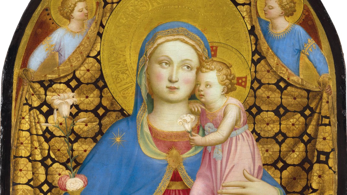 La Virgen de la Humildad. Fra Angelico (Fra Giovanni da Fiesole)