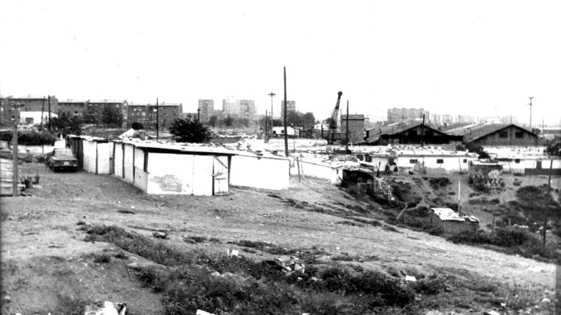 Paisaje de Orcasitas, Madrid, años 50