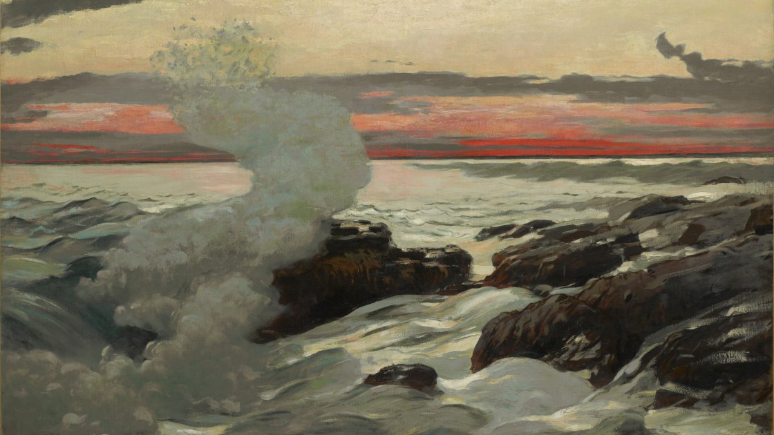 West Point, Prouts Neck, de Winslow Homer, 1900
