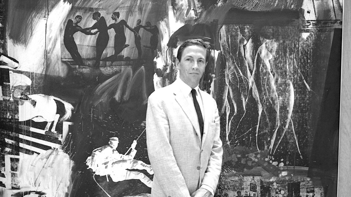 Ugo Mulas. Robert Rauschenberg en la XXXII Exposición Internacional Bienal de Arte, Venecia, 1964