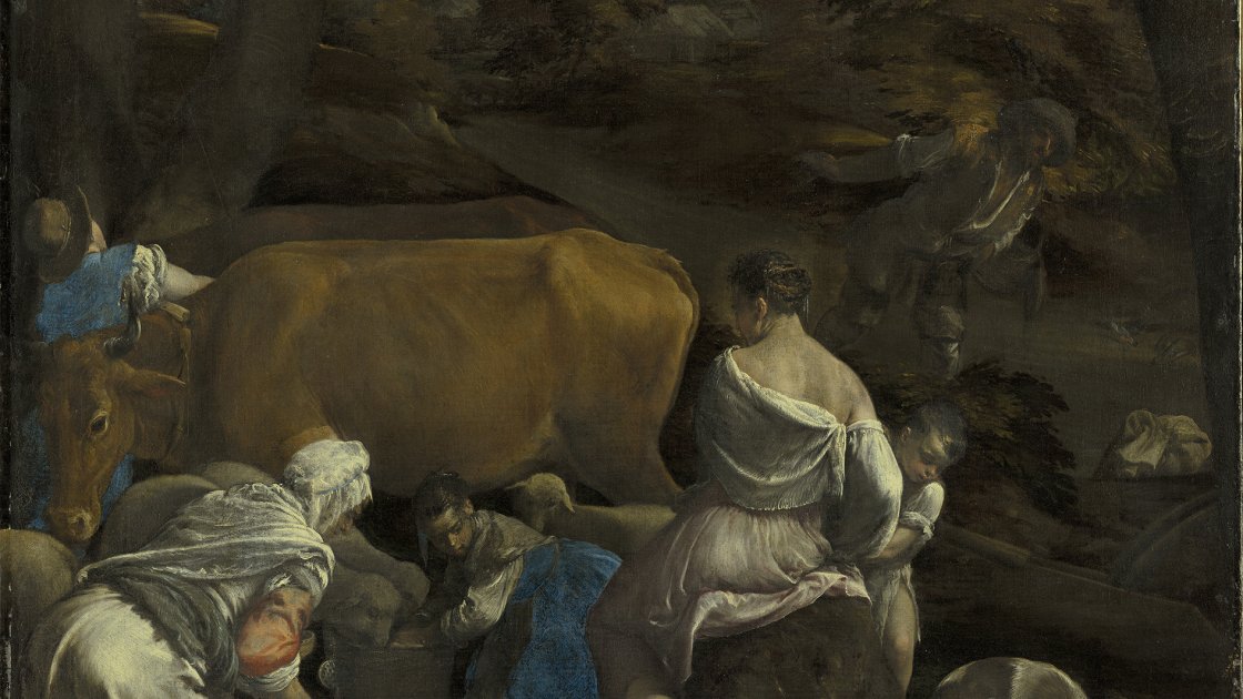 La parábola del sembrador. Jacopo (Jacopo da Ponte) Bassano