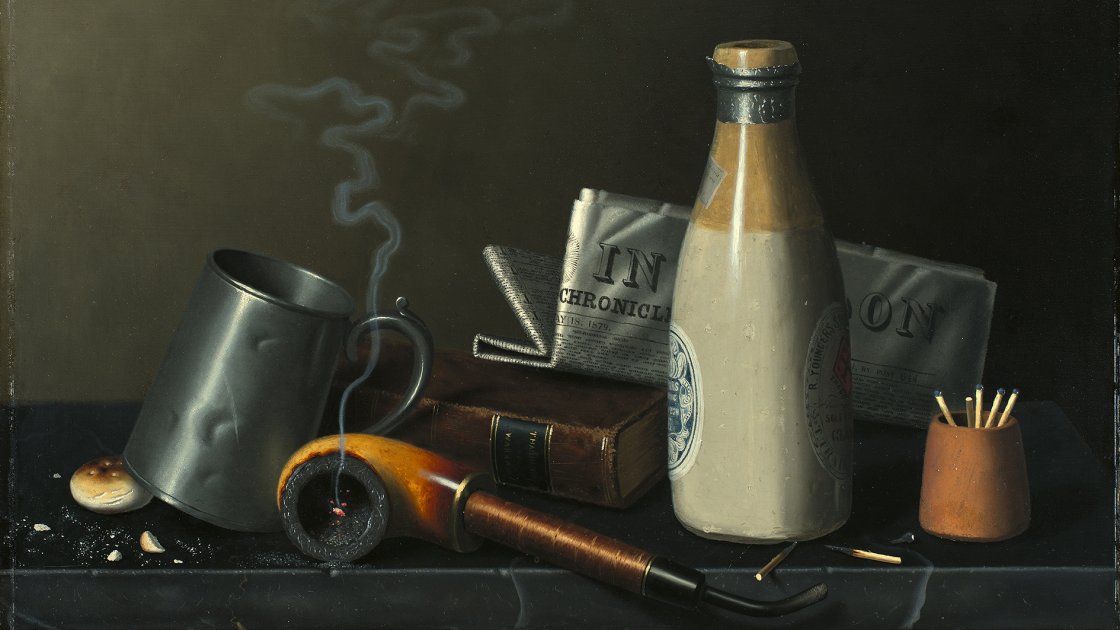Objetos para un rato de ocio. William Michael Harnett