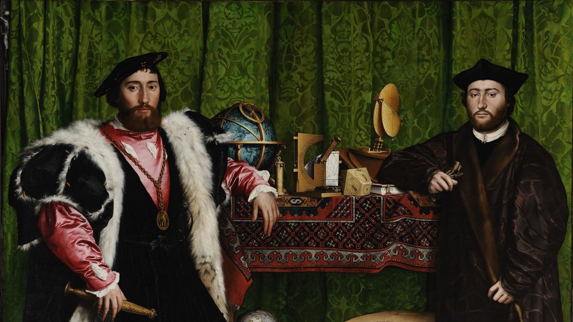 Hans Holbein el Joven, Los embajadores, 1533 Óleo sobre tabla National Gallery, Londres