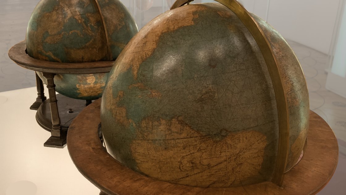 Gerard Mercator, Globo terrestre y Globo celeste, 1541 y 1551
