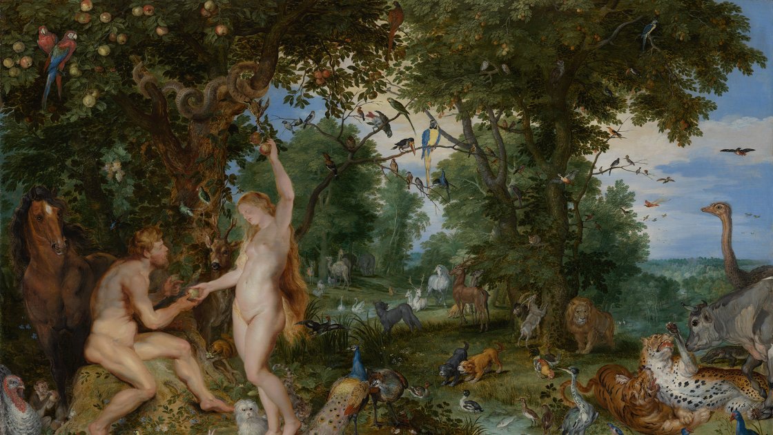 Jan Brueghel el Viejo y Peter Paul Rubens, El Jardín del Edén y la caída de Adán y Eva