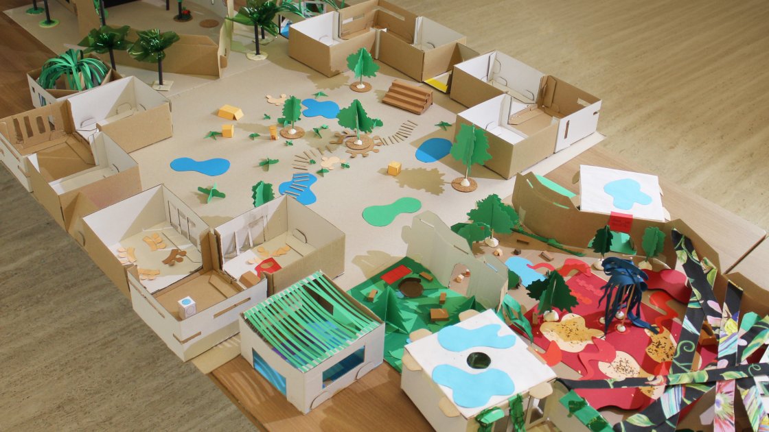 Maqueta realizada por el profesorado en el proyecto LED 2026