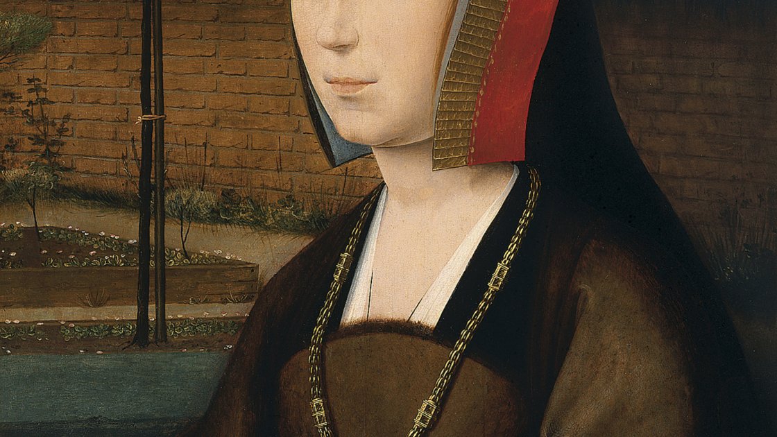 Retrato femenino de donante. Jan Provost