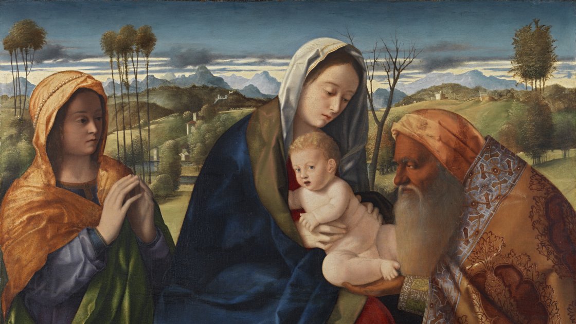 Asunto Místico ("Nunc dimittis"). Giovanni Bellini