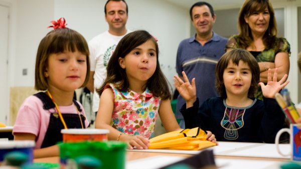 Asistente en el espacio taller de educaThyssen