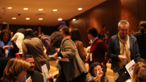 Dinámica durante el encuentro Educa+ jóvenes