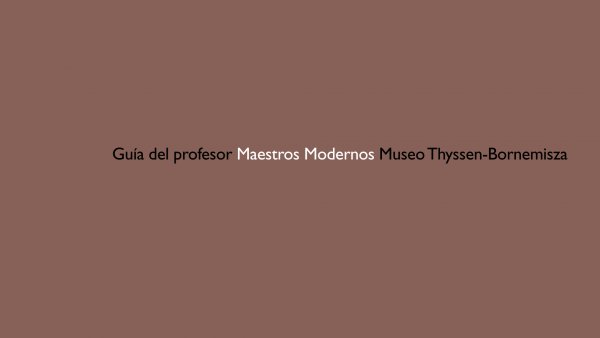 Materiales para docentes