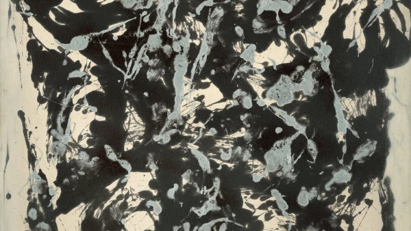 Marrón y plata I. Jackson Pollock