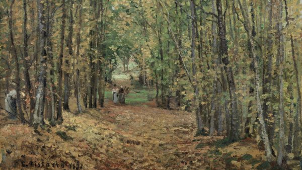 El bosque de Marly, 1871, Camille Pissarro