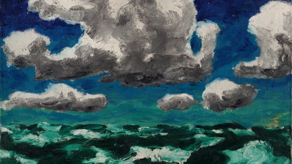 Nubes de verano. Emil Nolde, (Emil Hansen)  