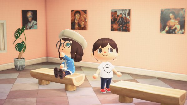 Imagen de la isla de Museo Thyssen en el juego Animal Crossing