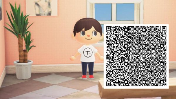 Imagen de QR de una obra para el videojuego Animal Crossing