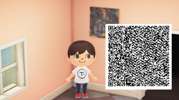 Imagen de QR de una obra para el videojuego Animal Crossing