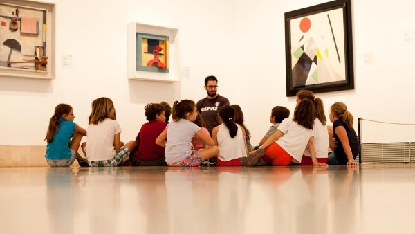 Actividad de EducaThyssen dirigida al público infantil