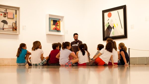 Actividad de EducaThyssen dirigida al público infantil