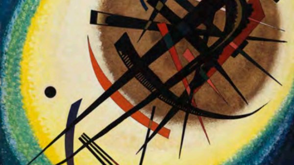 Wassily Kandinsky  En el óvalo claro