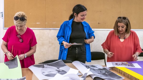 Participante durante el desarrollo de un taller