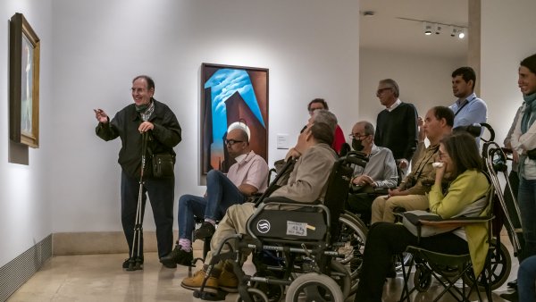 Participante durante el desarrollo de un taller