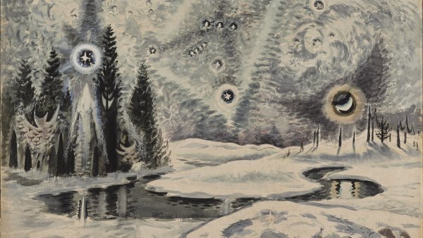 Orión en invierno. Charles Ephraim Burchfield