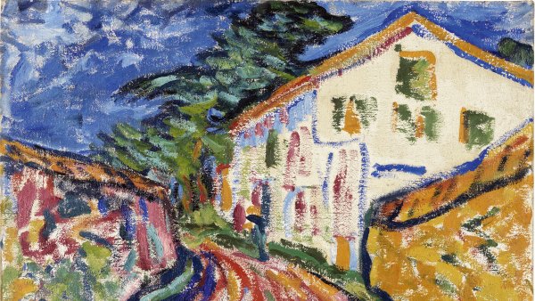 Casa en Dangast (La casa blanca). Erich Heckel