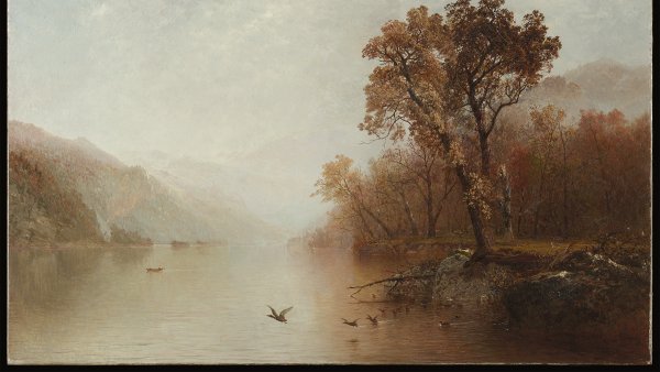 El lago George. John Frederick Kensett