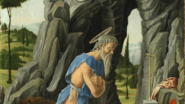 San Jerónimo en el desierto. Marco (Marco di Ruggero) Zoppo