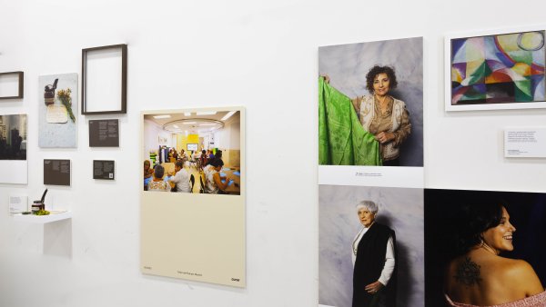 Sala de exposición de la muestra