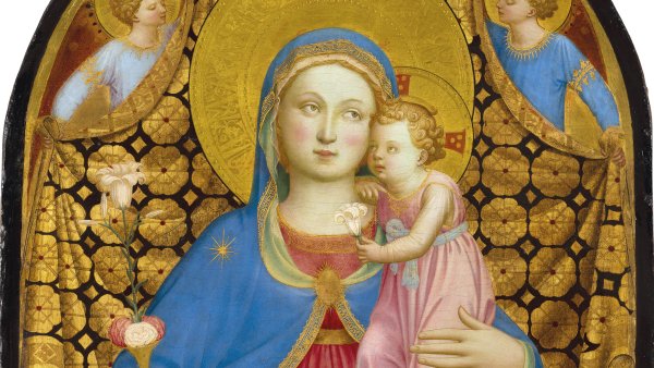 La Virgen de la Humildad. Fra Angelico (Fra Giovanni da Fiesole)