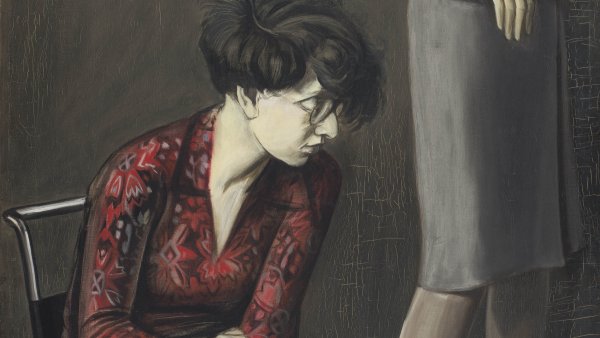 Doble retrato de Hilde II y el conflicto con la personalidad, por Violeta Salem