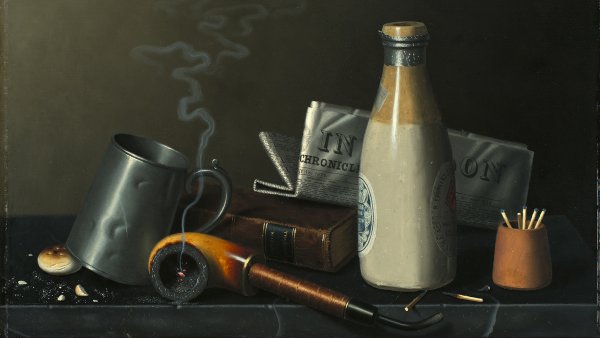 Objetos para un rato de ocio. William Michael Harnett