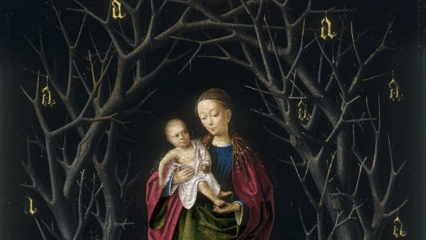 La Virgen del árbol seco. Petrus Christus