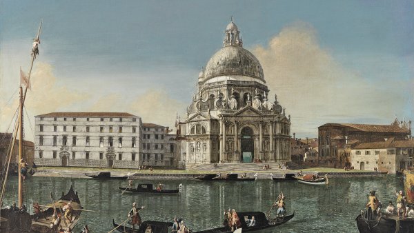 El Gran Canal con Santa María della Salute