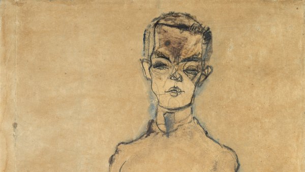 Autorretrato. Egon Schiele