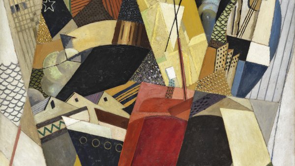 En el puerto . Albert Gleizes