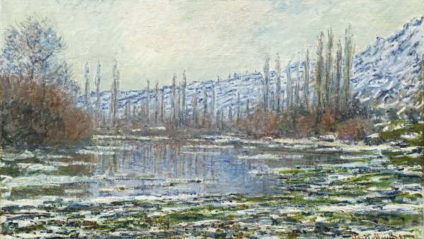 El deshielo en Vétheuil. Claude Monet