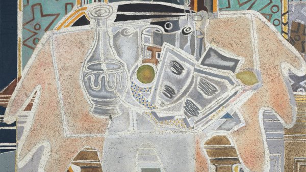 El mantel rosa. Georges Braque