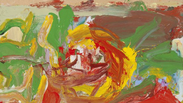 Hombre rojo con bigote. Willem de Kooning