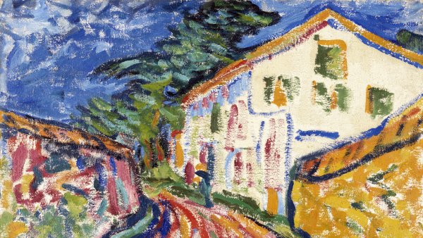 Casa en Dangast (La casa blanca). Erich Heckel Casa en Dangast (La casa blanca). Erich Heckel