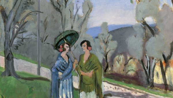 Conversación bajo los olivos. Henri Matisse