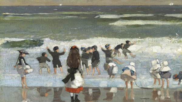 Escena de playa. Winslow Homer