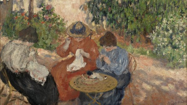 Mujeres cosiendo. Albert André