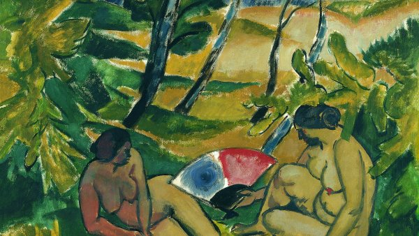 Las bañistas. Max Pechstein