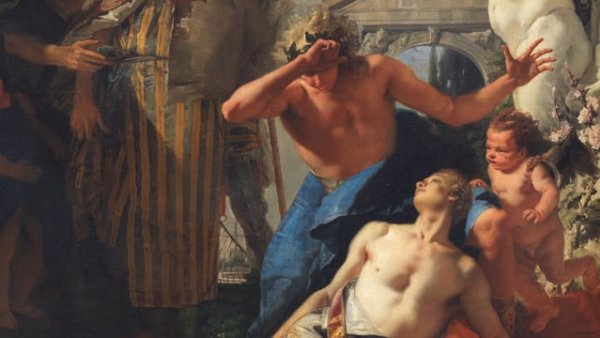 Vídeo de la restauración y estudio técnico de La muerte de Jacinto, de Tiepolo