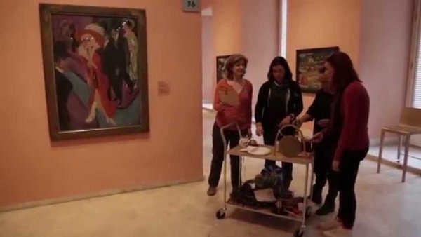 Musaraña y La Sonidera: Escena callejera berlinesa, Ernst Ludwig Kirchner